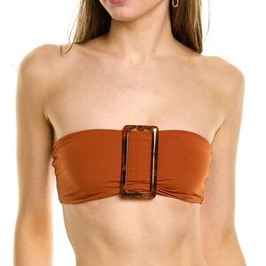 NWT WeWoreWhat Bandeau Bikini Top